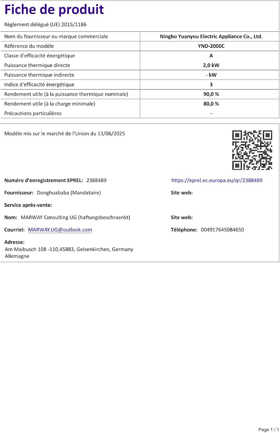 Silver Economy Space Heater - 2000W PTC Ceramic Silent 3 Power Levels, Remote Control, Anti-Fall and Overheating Security, Electric Heating for Bedroom/Living Room/Office